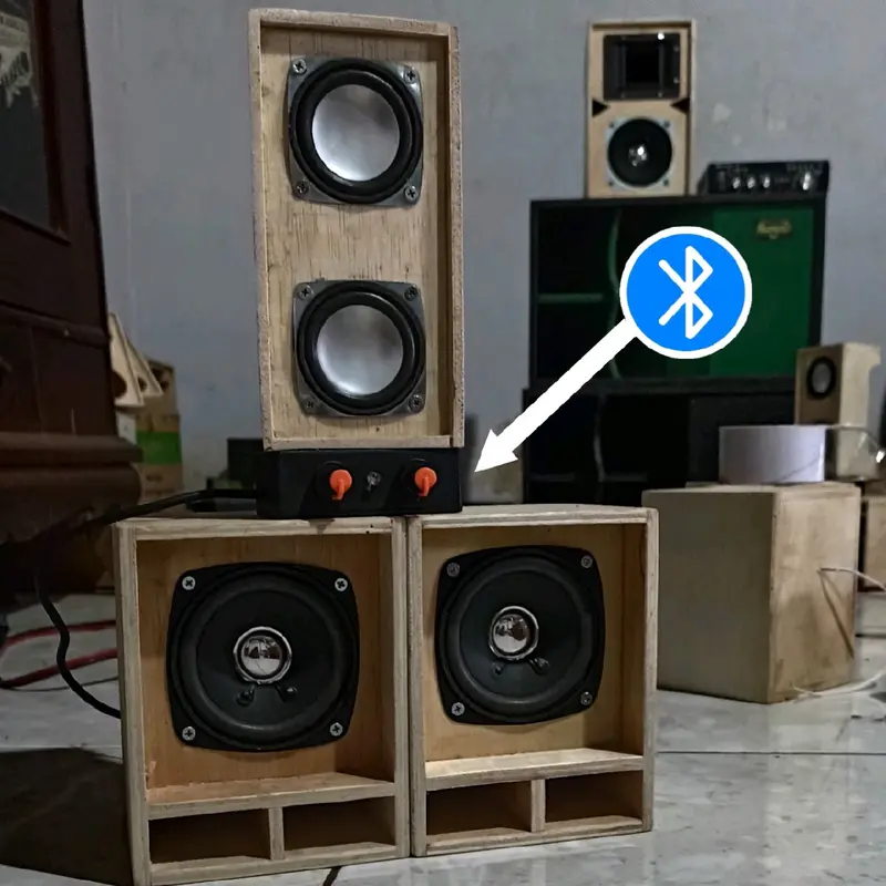 paket miniatur sound system siap bunyi 3 in blotooth 1