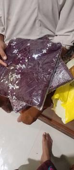 Product Review of Aywears - Set couple pasangan BURGUNDY kebaya brukat kurung malika dan rok songket dan kemeja battik pasanga.  Kondangan Wanita Pesta from S**a s**a 3