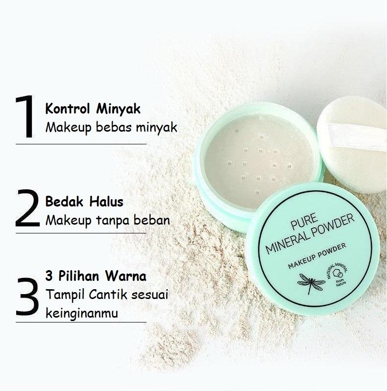 Bedak Tabur Makeup Setting Powder Kontrol Minyak Tahan Lama 3607 Wajah 2