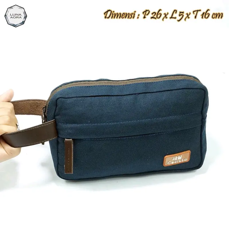 Tas Kosmetik Wanita Kanvas untuk Make Up 4