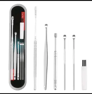 pembersih telinga set 6IN1 alat pembersih kotoran telinga