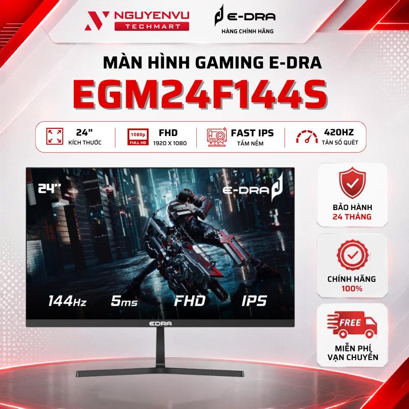 Màn Hình EDRA EGM24F144S 24 inch27 inch (FHD / IPS / 144Hz / 5ms)