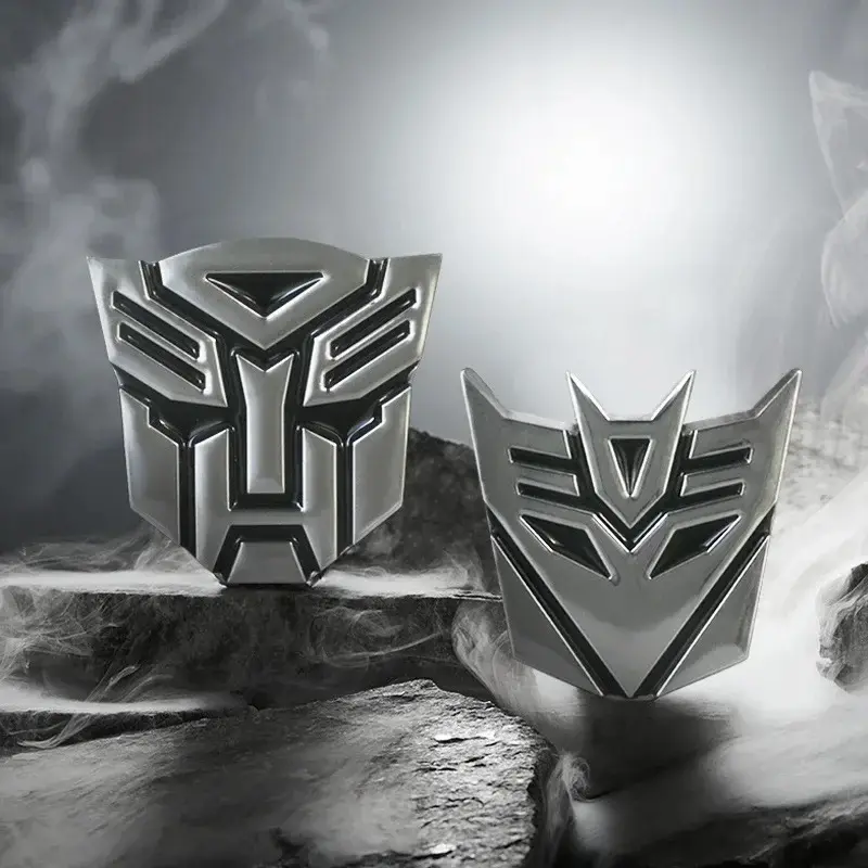 Miếng Dán Xe Hơi 3D Thông Dụng, Huy Hiệu Biến Áp, Biểu Tượng Decepticon, Đề Can Đuôi, Logo Autobots Ngầu, Tạo Kiểu Xe Hơi, Phụ Kiện Xe Máy