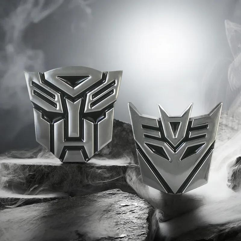 Miếng Dán Xe Hơi 3D Thông Dụng Huy Hiệu Biến Áp Biểu Tượng Decepticon Đề Can Đuôi Logo Autobots Ngầu Tạo Kiểu Xe Hơi Phụ Kiện Xe Máy