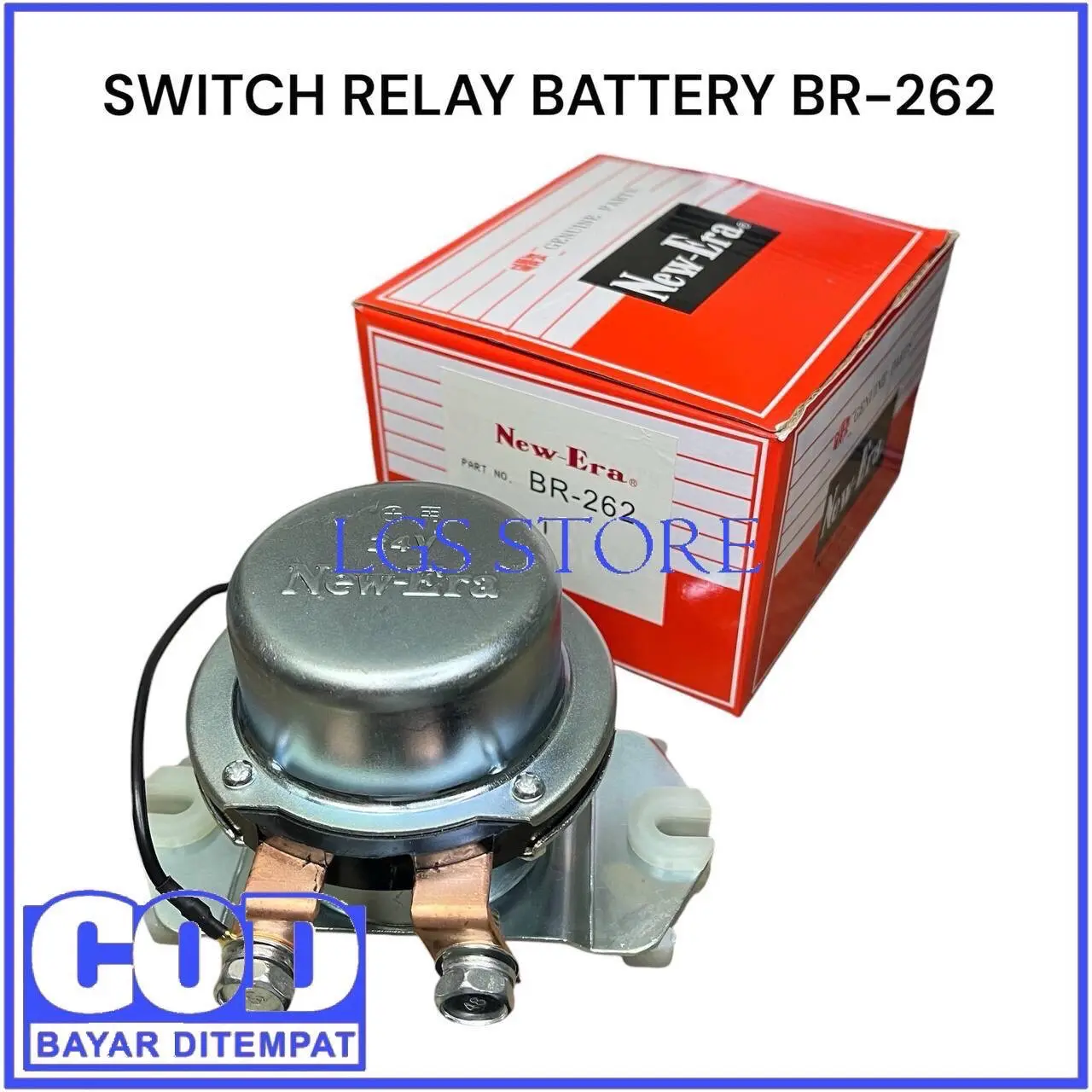 SWITCH RELAY BR262 NEW ERA 24V - RELAY BATTERY 24V BR-262 - RELAY SWITCH BATERAI BR 262 NEW ERA
