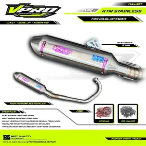 Knlapot CB,GL,MP,Tiger Fullset /V-PRO PENTAGON Series vol.2 Full Stenly Exhaust