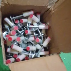500 Nails 【Shipped Within 48 Hours】 Steel Nail Gun Rivet Gun Bullet Nail Gun Concrete Fire Nail Gun Ceiling Round Nail 25mm Artificial Nail