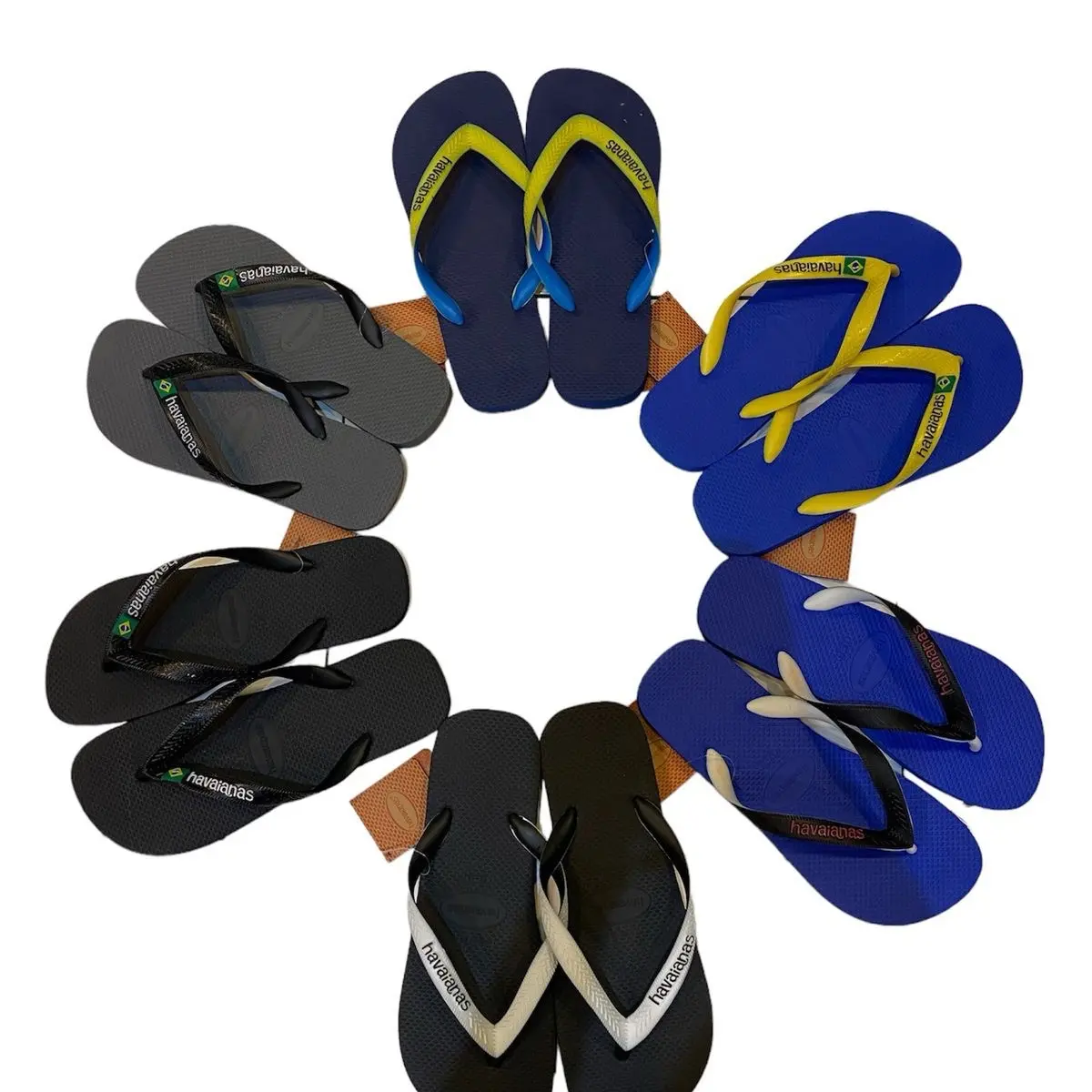 SANDAL HAVA MENS FULL KARET/RUBBER BRAZIL POLOS
