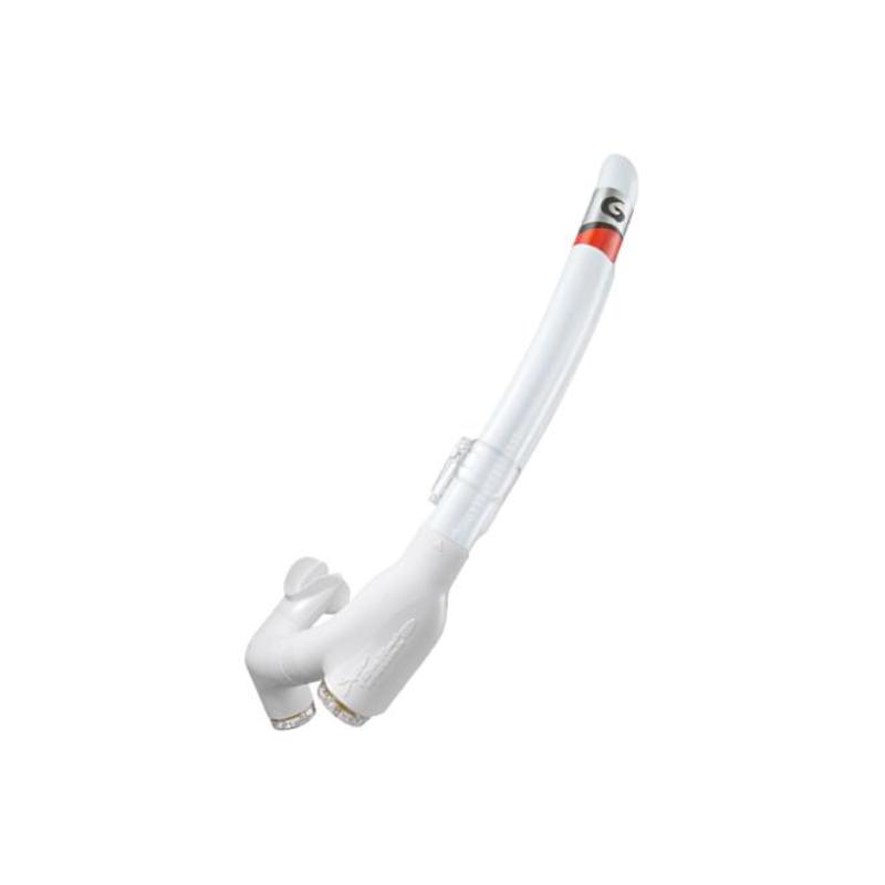 Snorkel Gull Super Bullet Mini White Silicone Alat Snorkeling