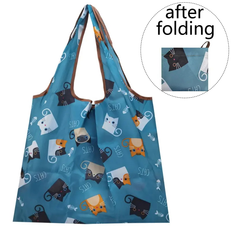 [Thanh toán bù trừ] Túi co tas belanja,Túi mua sắm có thể gập lại/Túi xách du lịch không thấm nước cho tạp hóa/Văn phòng sinh viên Siêu thị Quà tặng tái sử dụng Túi xách nữ 20KG M bọc  đựng  hàng túi  đựng  hộp  cơm