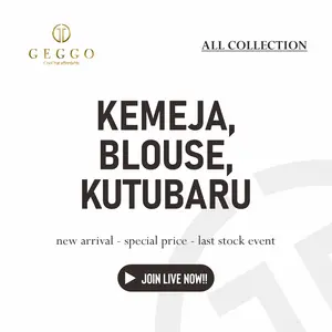 KEMEJA ATASAN COLLECTION - New Collection KEMEJA Wanita Formal Non Formal Bahan Katun Mix by GEGGO