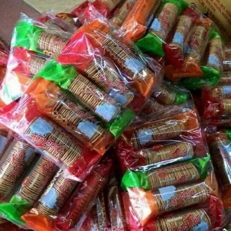 COM BO 50 gói bánh đồng tiền,bánh quy bơ sữa Đồng tiền Hải Việt giòn ngon hấp dẫn