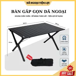 Bàn camping gấp gọn dã ngoại, cafe ngoài trời