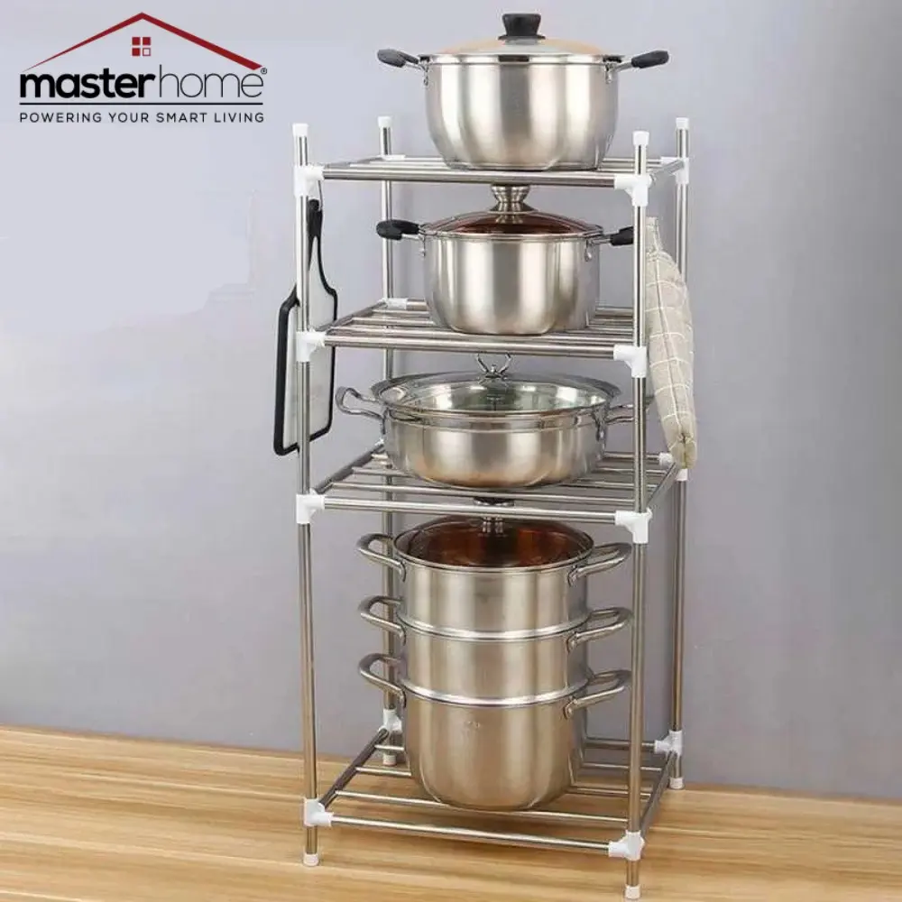 RAK DAPUR TEMPAT PANCI STAINLESS STEEL ATAU RAK KAMAR MANDI SERBAGUNA