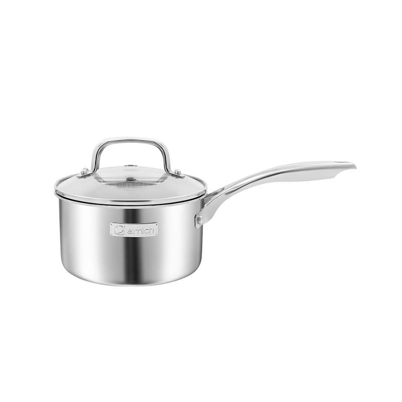 Quánh inox liền khối Elmich Trimax Napoli EL2538IN size 14cm 16cm