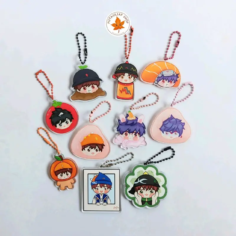 BOBOIBOY FANMERCH GANTUNGAN KUNCI KEYCHAIN AKRILIK 1