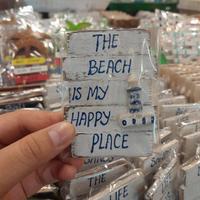 Gambar Magnet/Tempelan Kulkas Rustik Tulisan Tema Pantai dari Daun The Gift Shop Kab. Badung 3 Tokopedia