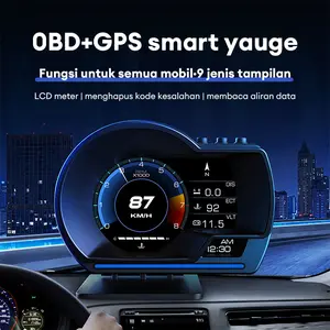 Intelligent Car HUD Head-up Display High-definition OBD Driving Computer LCD Display Screen
