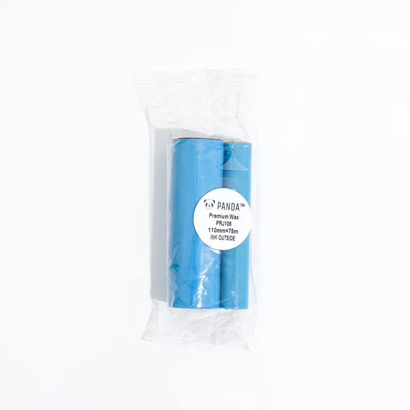 110mmX75m BARCODE RIBBON WAX (Face Out) PANDA Thermal Transfer Ribbon 3