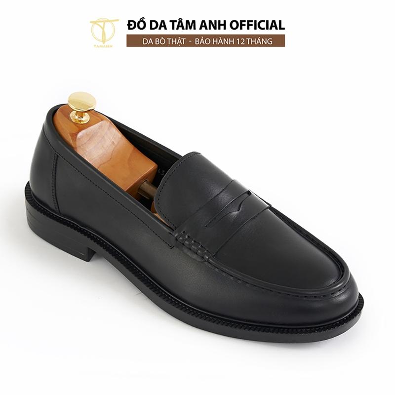 Giày Lười Nam Penny Loafer GNTA20235-D - Da Bò Thật Nguyên Tấm Tăng Chiều Cao 4cm Cho Nam