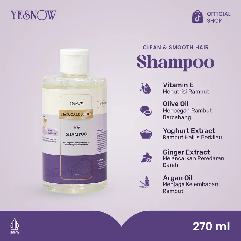Hair Care Series Yesnow  ( Shampoo, Conditioner, Hair Tonic Serum ) 3