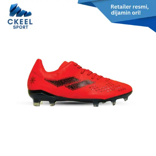 SEPATU BOLA TRITON DEISLER 1.2 PRIME FG - CORAL.RED/BLACK 0