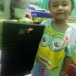 PAPAN GILESAN CUCI BAJU/PAPAN GILESAN KARET (SPON) TEBAL UK/27x47cm MURAH WARNA RANDOM