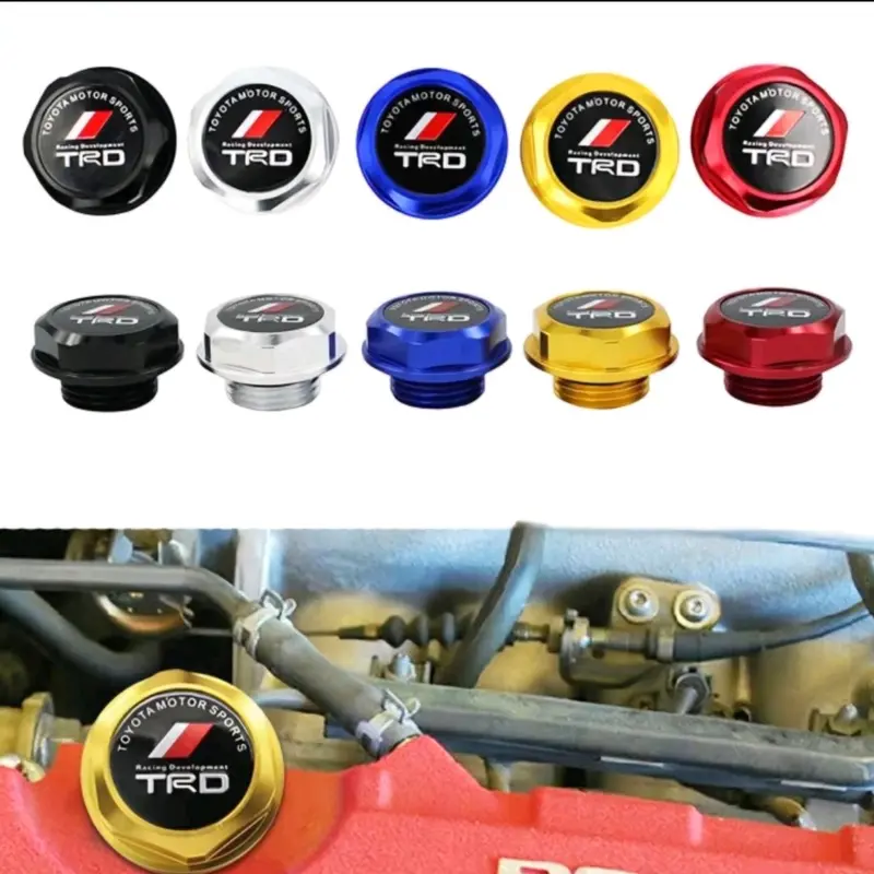 Tutup Oli Mesin Toyota TRD Engine Oil Cap Toyota CNC 0