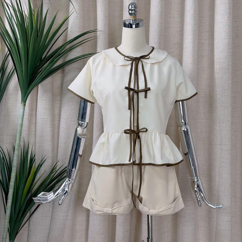 40kg-95kg Set Sơmi babydoll + Áo 2 dây Minisize Bigsize Phương Phương House Top Women