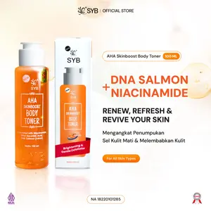 【BEST SELLING】- NEW SYB Toner Badan Angkat Daki 100ml dengan Glycolic Acid Niacinamide & Vitamin C untuk Kulit Cerah Halus dan Bersih