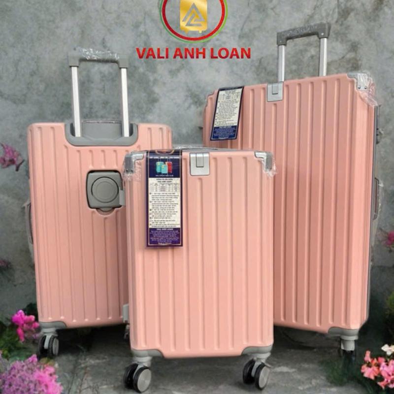 VL06- Vali du lịch khoá kéo nhựa dẻo PC + ABS CAO CẤP LOẠI DÀY, CHẮC, đàn hồi chịu lực cực tốt,bánh xe cao su xoay 360 dộ-CÓ KHAY CỐC-TẶNG TÚI ĐỰNG GIÀY.BH 2 năm phụ kiện rời.