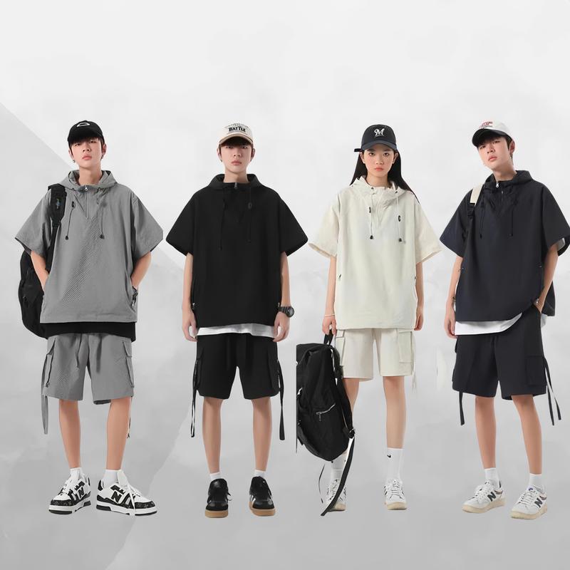 Set bộ đũi Unisex Cao Cấp Quần túi hộp và Áo có mũ 2 lớp cho Nam và Nữ với nhiều màu sắc thời trang M14