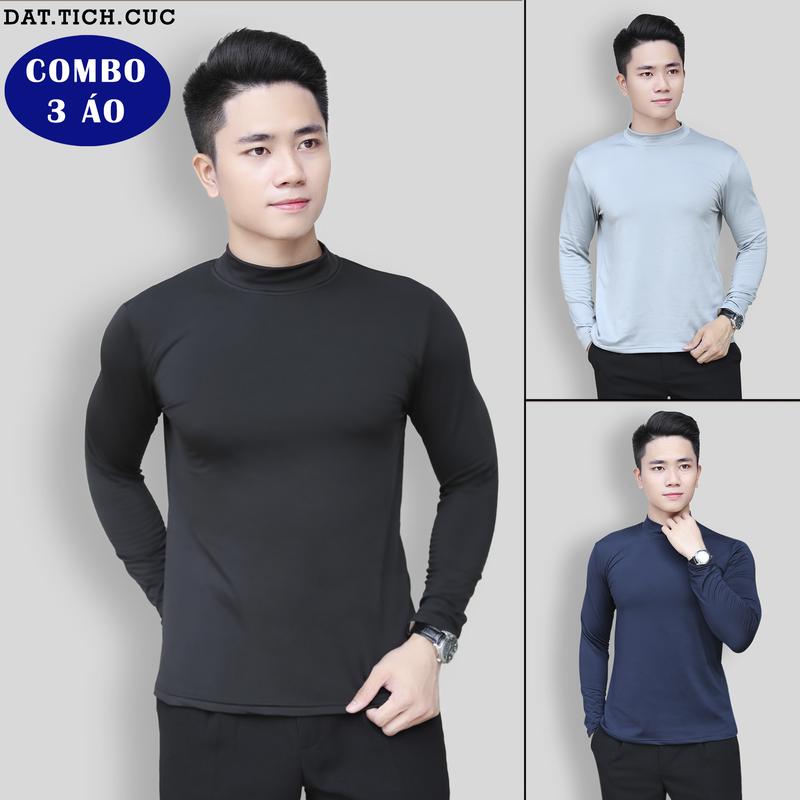   ĐỘC QUYỀN ĐẠT TÍCH CỰC   SIÊU PHẨM MẪU MỚI 2025  Áo thun dài tay LÓT NỈ BÊN TRONG dày dặn Thu Đông basic họa tiết trơn Nam Nữ ấm áp co giãn 4 chiều trẻ trung thanh lịch Menswear LEEHUKY - Thời Trang 