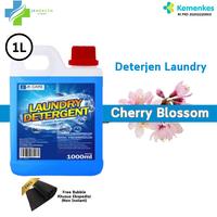 Gambar Combo Laundry Deterjen Laundry + Pelicin Pewangi Harum Cherry Blossom PREMIUM 1 Liter dari JKHealthStore Kota Administrasi Jakarta Barat 5 Tokopedia