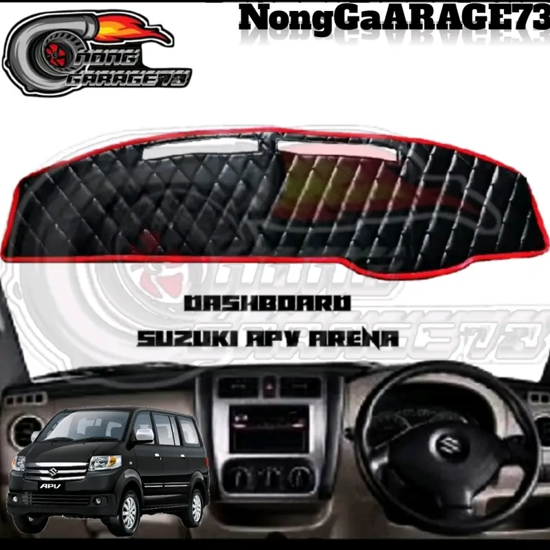 Alas / Cover Dashboard Kulit Sintetis Suzuki APV/ARENA Motif Wajik Car 0