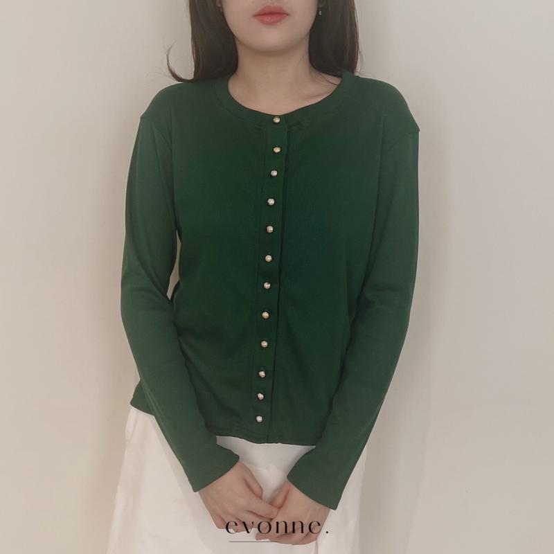 EVONNE JiWonTop - Atasan Wanita Long Sleeve - Baju Lengan Panjang Wanita Knit Top Blouse  Soft Knitwear Lembut Tangan outer blouse bajuk ekin 8
