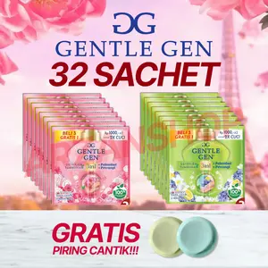 32SACHET DETERGEN GENTLE GEN FREE 2 PIRING CANTIK