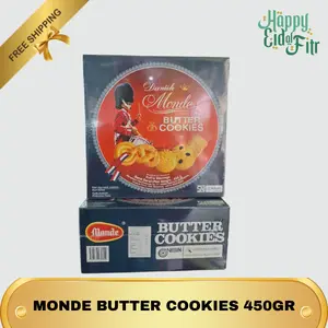 MONDE BUTTER COOKIES 450GR Kue Kaleng Lebaran