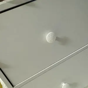 Elite wood Meja Rias Putih  Dengan Laci Bertingkat, Penyimpanan Kosmetik Tahan Debu Ideal untuk Kamar Tidur