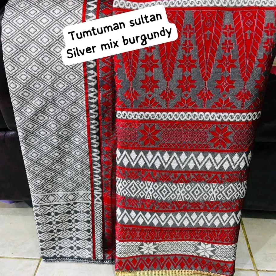 songket Tumtuman Tanpa Sambungan ATBM Premium Sultan dengan Desain Elegan dan Motif Tradisional songket Tumtuman Tanpa Sambungan ATBM Premium Sultan dengan Desain Elegan dan Motif Tradisional