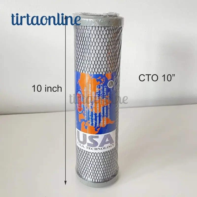 Filter CTO 10inch Carbon Block USA