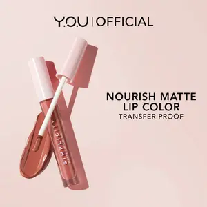 YOU Simplicity Matte Hydrating Lip Color | Transferproof | Pigmented Lipstick | Melembapkan Bibir