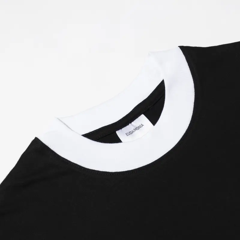 Eudaimonia - Double Layer Tee Print Star Eu Black Cotton Combed 24s 2