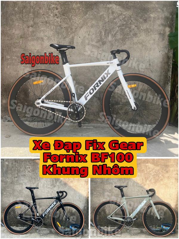  Xe Đạp Thể Thao Fix Gear Fornix BF100 Khung Nhôm  Dành Cho Chiều Cao Từ 1m6 Trở Lên  Ghi Đông Bản Dẹp  Kèm dây strap Và Đồ Lắp  