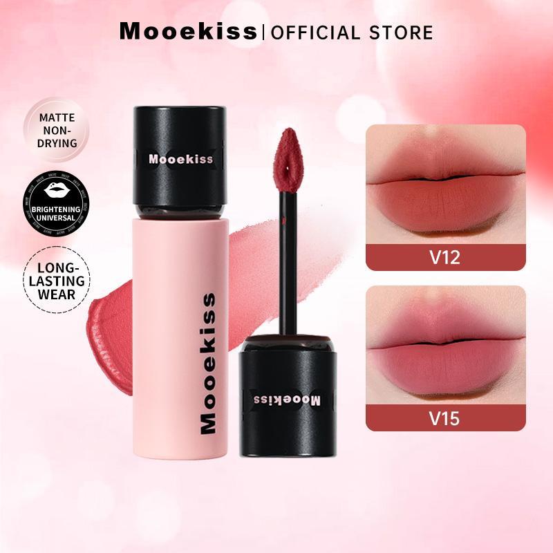 Combo 3 món Son Bùn Môi+ Phấn phủ bột ba màu+ Son hũ Mud, Mooekiss, Hoàn Thiện Lì Và Không Làm Khô, Hiệu Ứng Làm Sáng Da, Thân Thiện Với Làn Da, Cấp Nước Lâu Trôi