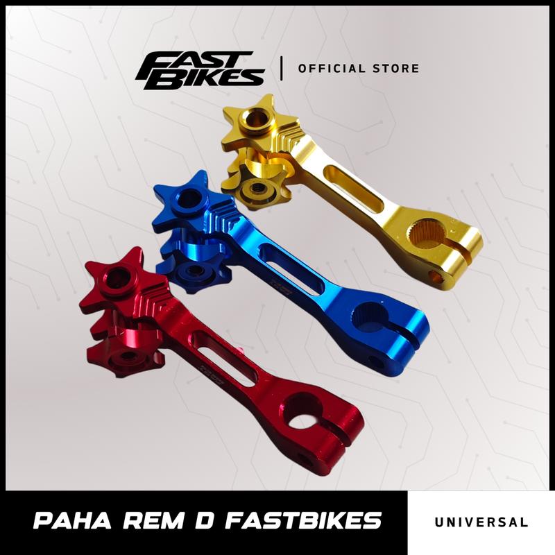 FASTBIKES - Paha Rem Panah Model D Full CNC Beat Rem Belakang Matic Bebek Outdoor 1