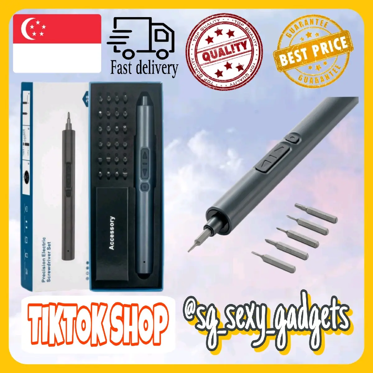 [LOCAL SELLER] 28 IN 1 Electric Screw Driver Set/Cordless Electric Screw Driver