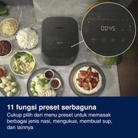 Gambar Electrolux Digital Rice Cooker 1.8 liter Penanak nasi dengan 12 menu masak Fungsi delay Tetap hangat 24 jam Panci anti lengket E5RC1-610P dari Electrolux Official Indonesia Kota Administrasi Jakarta Utara 5 Tokopedia