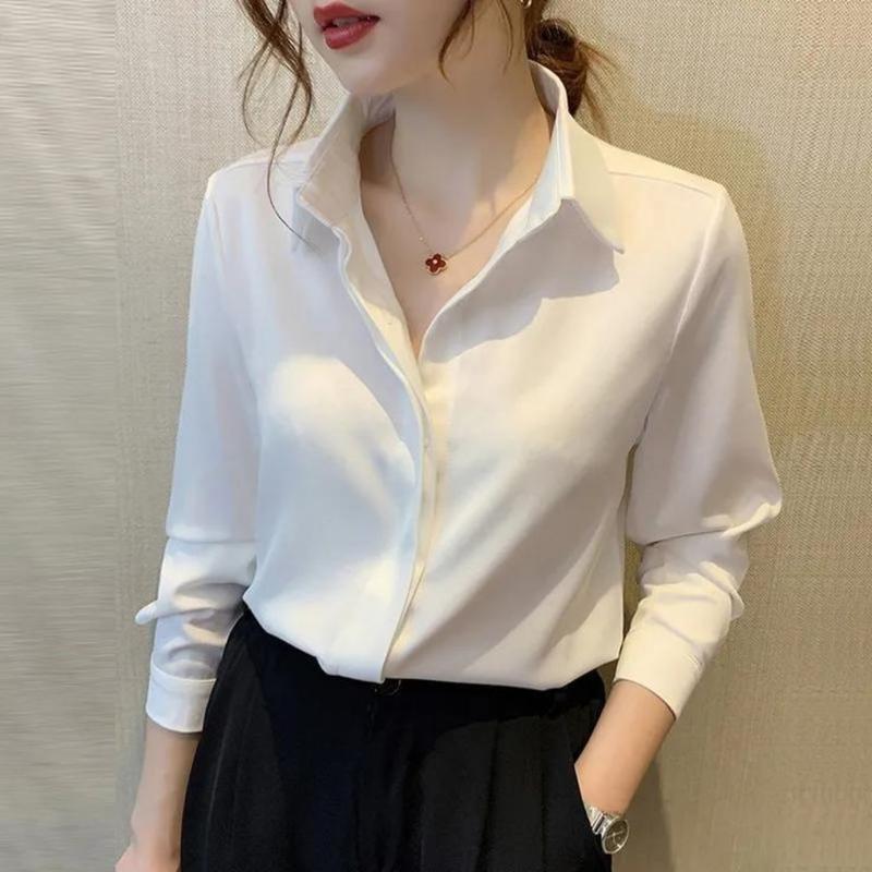 Kemeja Basic Formal Gaya Korean Style Bahan Shakila Twill Size M L XL XXL By DF Fashion 1