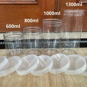 toples tabung / toples plastik / toples 600ml / toples 800ml / 1000ml / 1300ml